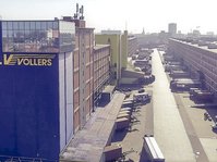 The office and warehouses in Bremen from afar