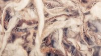 A close up of wool